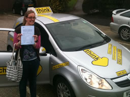 georgina haslemere  happy with think driving school